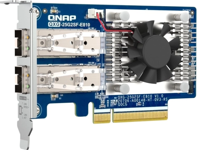Netværkskort QNAP QXG-25G2SF-E810 2× 25GbE SFP28 PCIe
