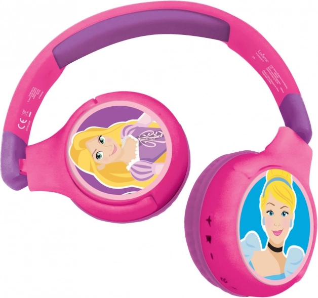 Sammenklappelige Disney Princess Bluetooth-hovedtelefoner