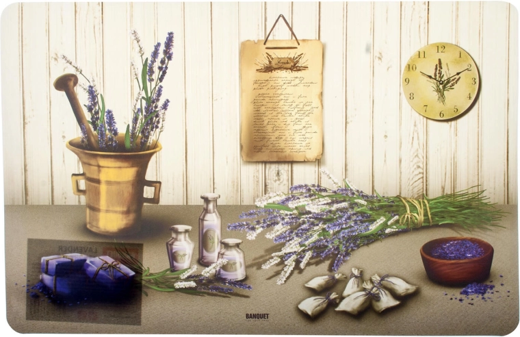 Plastdækkeserviet LAVENDER 43 × 28 cm