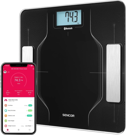 Smart personlig fitnessvægt Sencor