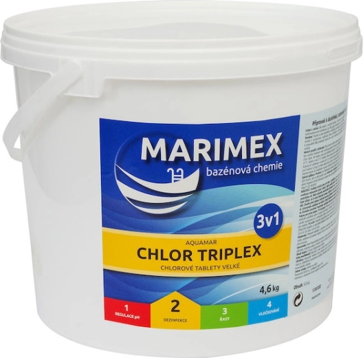 Marimex Chlor Triplex langsomt opløselige tabletter 4,6 kg