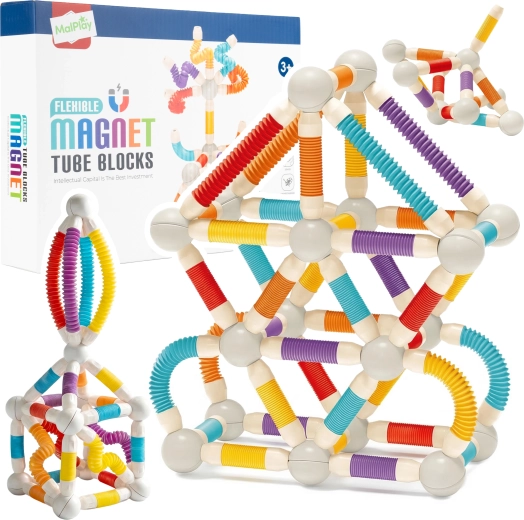 Magnetiske konstruktionsrør – 42 dele
