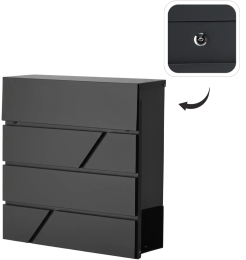 Postkasse Nova 37 × 37 × 10,5 cm