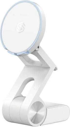 3-i-1 magnetisk holder og stander til iMac og MacBook med MagSafe – hvid