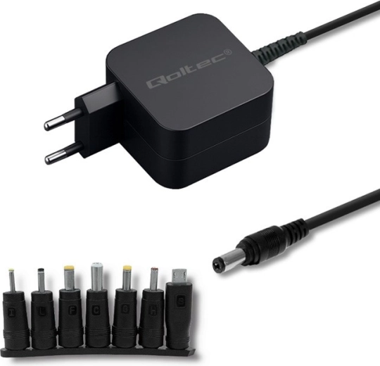 Universel netadapter Qoltec til tablet og router, 15 W med 7 stik