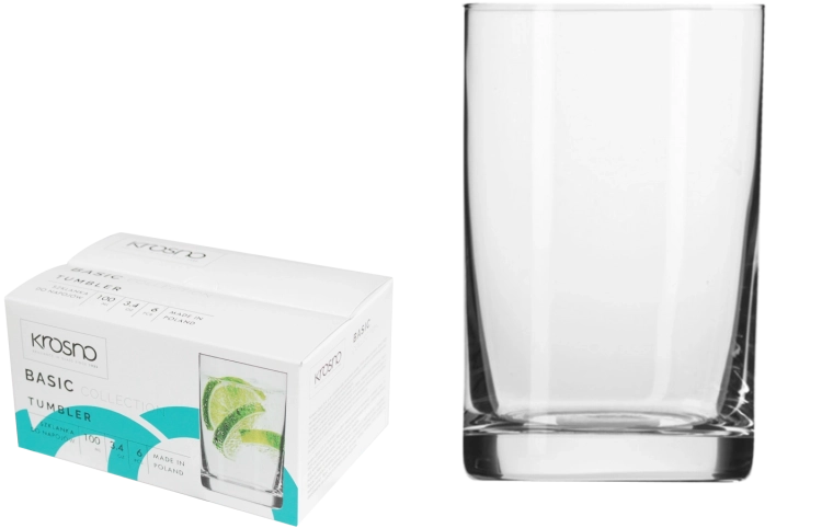 Sæt med glas Krosno Basic 100 ml – 6 stk.