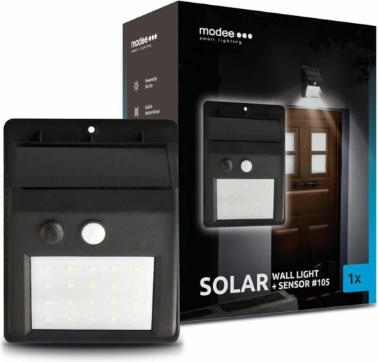Modee vægmonteret solcellelampe med sensor 105