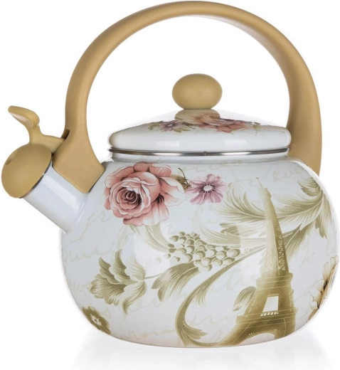 Piftende emaljeret kedel PARIS 2,2 l, diameter 19 cm