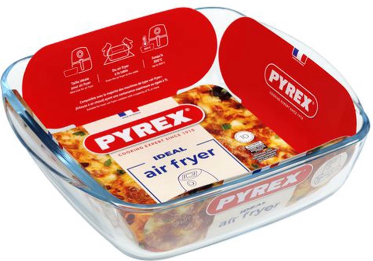 Pyrex firkantet ovnfast glasfad 2,2 l