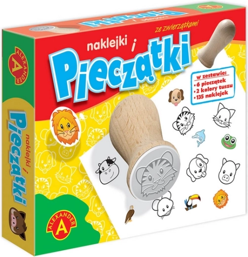 Stempler og klistermærker med dyr - Alexander