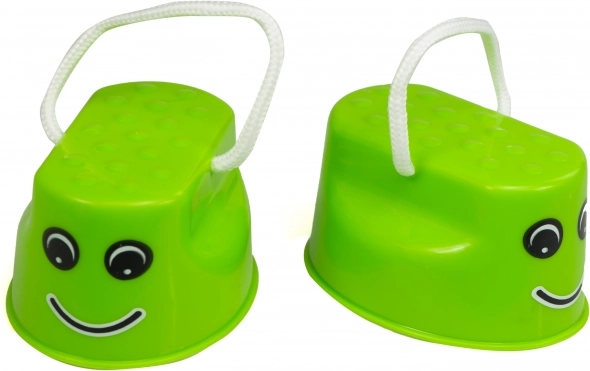 Børne-stylter til hop og balance – balancestylter – Grønne