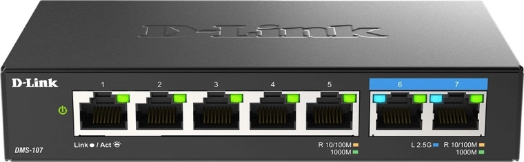 D-Link DMS-107/E 7-port desktop-switch 2.5G multi-gigabit