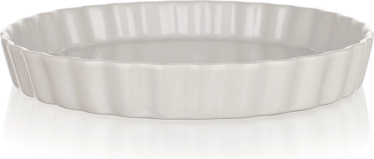 Rund ovnfast form Culinaria hvid 28,5 cm