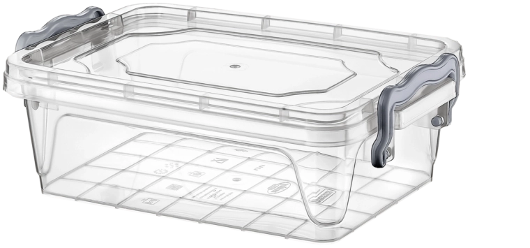 Plastopbevaringsboks Multi Box 3,8 l med låg