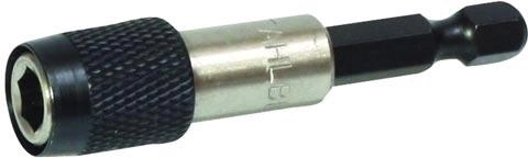 Hurtigskiftende magnetisk bitsholder 1/4", 60 mm (5 stk)