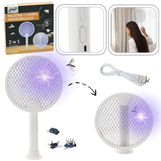 Elektrisk insektdræber 2-i-1 med UV LED og USB‑C