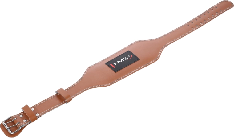 Læder vægtløfterbælte HMS til squats og dødløft