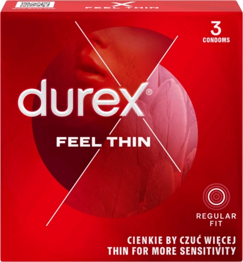 Durex Feel Thin kondomer 3 stk.