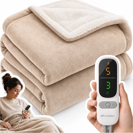 Elektrisk opvarmet tæppe CozyHeat 160 W beige