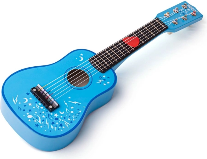 Tidlo Star træbørneguitar – blå