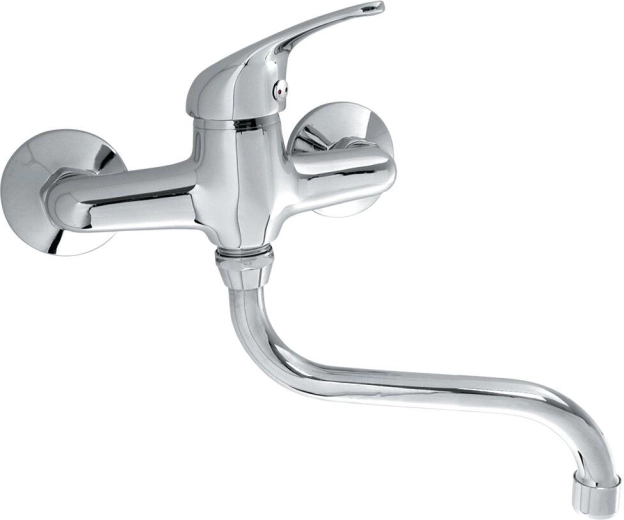 Væghængt køkkenarmatur TITANIA IRIS, svingtud 220 mm, krom