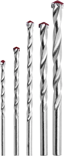 Byggesæt med murbor 4–10 mm, 5 stk.