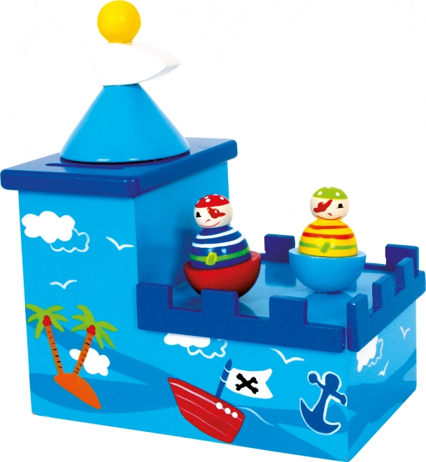 Small Foot træ sparebøsse Olli og Bolli