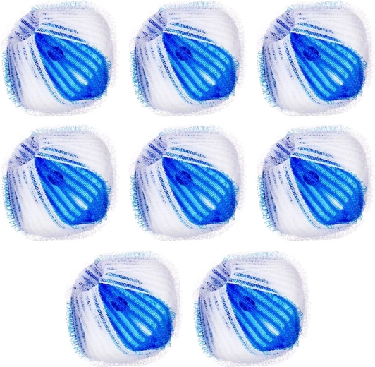 Vasketøjsbolde til vaskemaskine 3,5 cm, 8 stk.