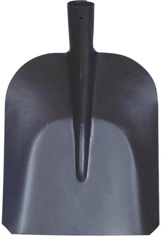 Skovl 23 cm uden skaft, sort