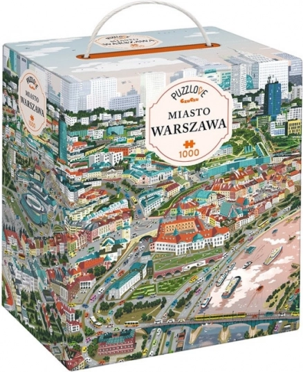 Puslespil Puzzlove Byen Warszawa 1000 brikker
