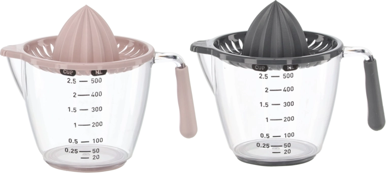 Manuel citruspresser med målebæger 500 ml