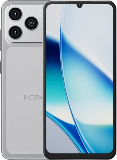 Smartphone HOTWAV A17 Pro Max sølvfarvet