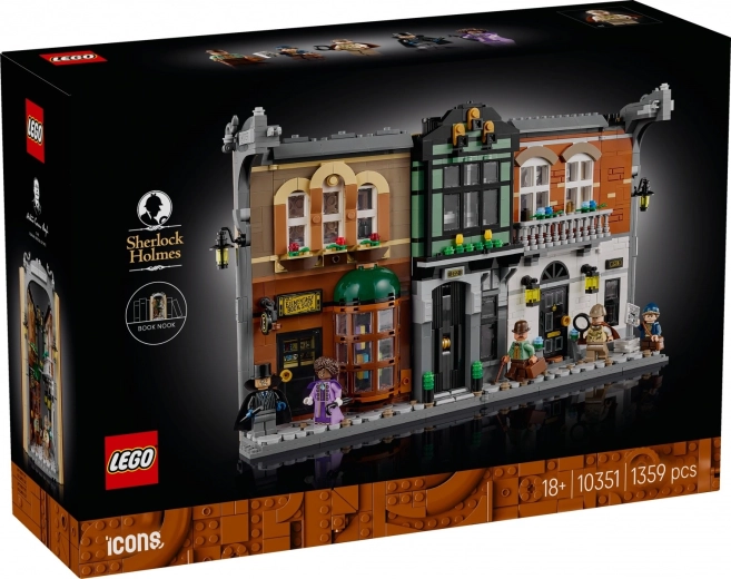 Lego Icons Sherlock Holmes: bogniche (book nook)