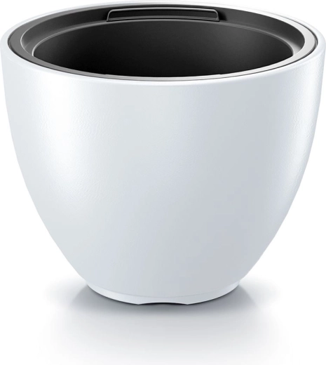 Blomsterpotte med indsats 56,9 cm hvid