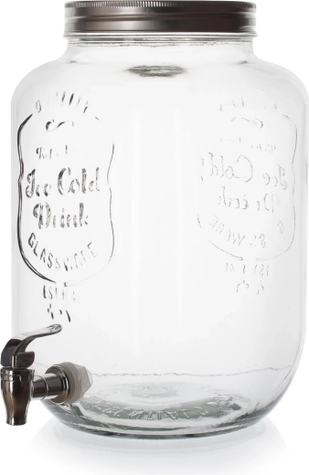 Glasdispenser til drikkevarer med hane 8 l WALT