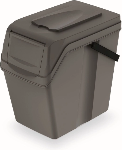 Affaldssorteringsspand Sortibox II 25 l – sten grå