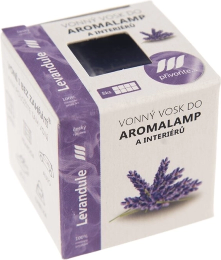 Duftvoks-kuber lavendel 8 stk (30 g)
