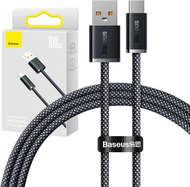 Baseus USB-C Kabel Dynamic Series 100W 1m grå