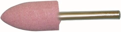 Ovalt slibestift 20 × 40 mm med 6 mm skaft – korn 60