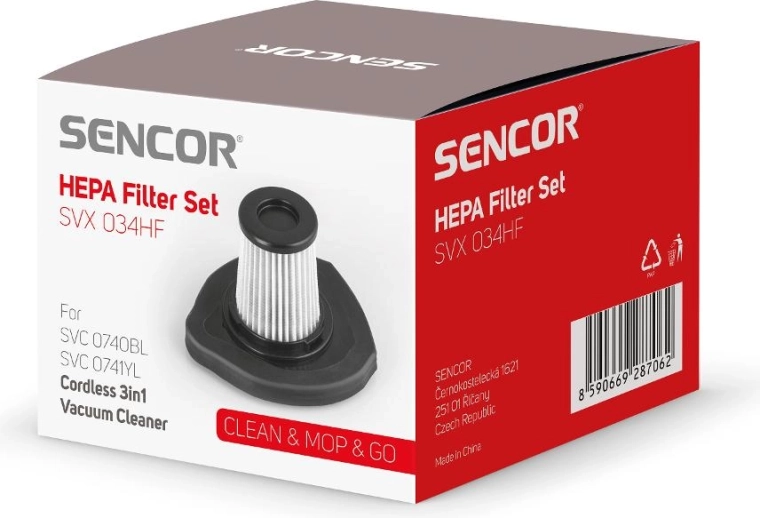 Sencor HEPA-filter SVX 034HF til SVC 074x