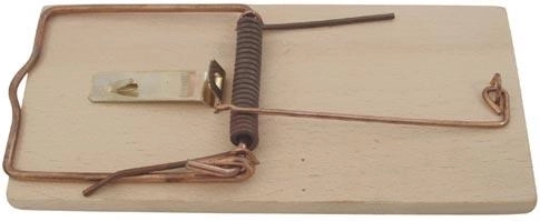 Træfælde til rotter med sikker agnholder