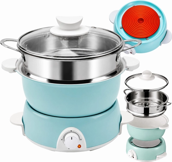 Multifunktionel elektrisk gryde 700 W med non-stick belægning 1,5 l - 1 stk.