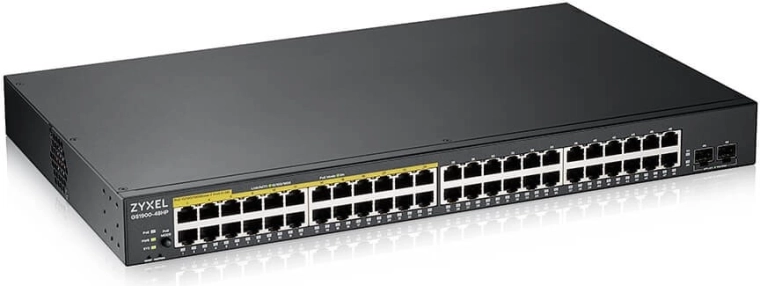 Zyxel GS1900-48HP v2 administrerbar gigabit-PoE+-switch til rack