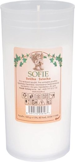 Reserve gravlys 12 cm, 150 g, hvid, 45 timers brændetid