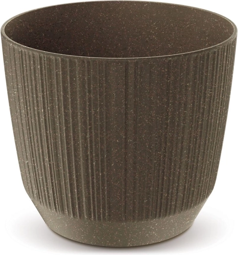 Blomsterpotte Ryfo Eco Wood 14,6 cm – kaffe