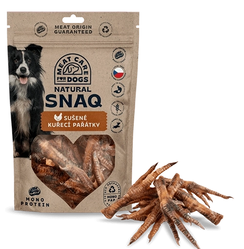 Tørrede kyllingepoter til hunde 100 g