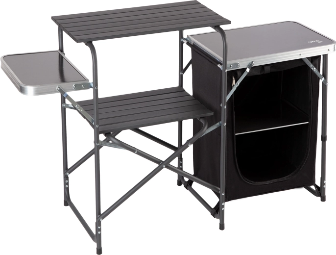 Camping-skab NILS Camp med sammenklappelige sidepaneler