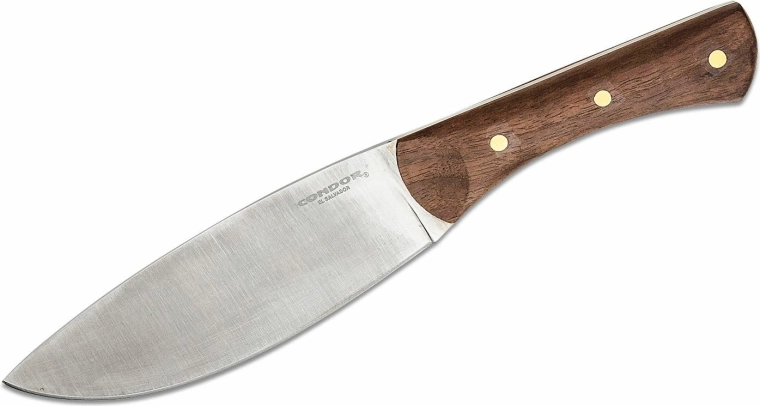 Condor Knulujulu – udendørskniv 16,9 cm, valnøddetræ, læderskede