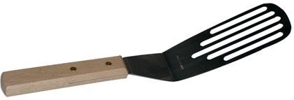 Paletkniv med huller 28 cm med rustfrit stålhoved og træhåndtag
