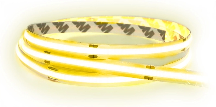 Solight LED COB-lysbånd 5 m, 10 W/m, 1000 lm/m, CRI > 90, IP44, varm hvid